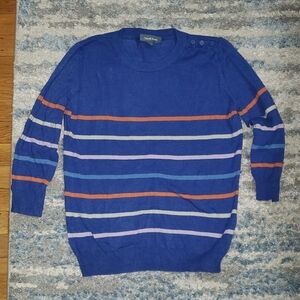 Modcloth Blue Stripe Sweater